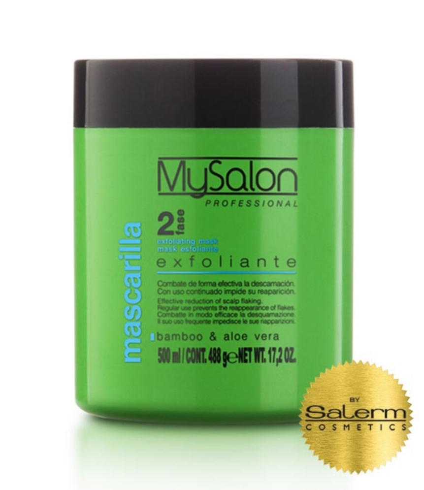 فراورده های حالت دهنده ،نرم کننده وتثبیت کننده آرایش مو (کرمها ، لوسیونها وروغنها) MYSALON COLORED AND TREATED HAIR MASK 500ML