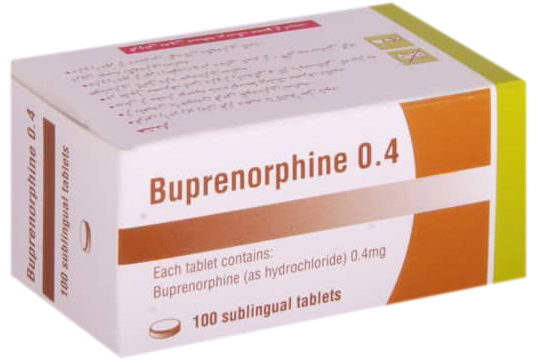 بوپرنورفین (بصورت هیدروکلراید)  0.4mg قرص زیر زبانی