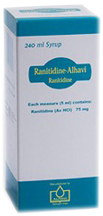 رانیتیدین  75mg/5mL,240mL محلول خوراکی