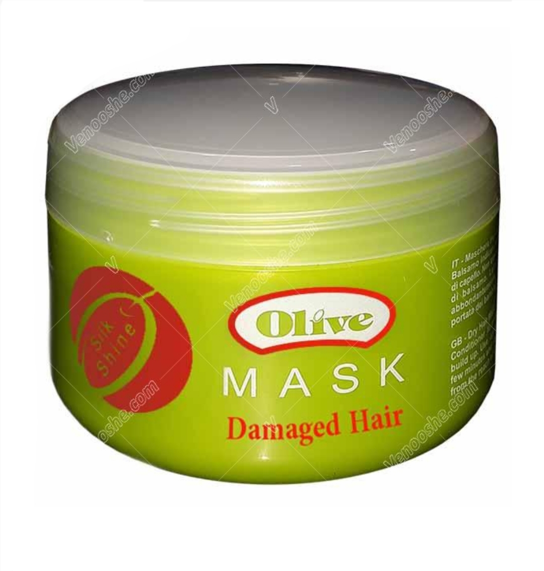 فراورده های حالت دهنده ،نرم کننده وتثبیت کننده آرایش مو (کرمها ، لوسیونها وروغنها) OLIVE Mask for Damaged Hair 500ML