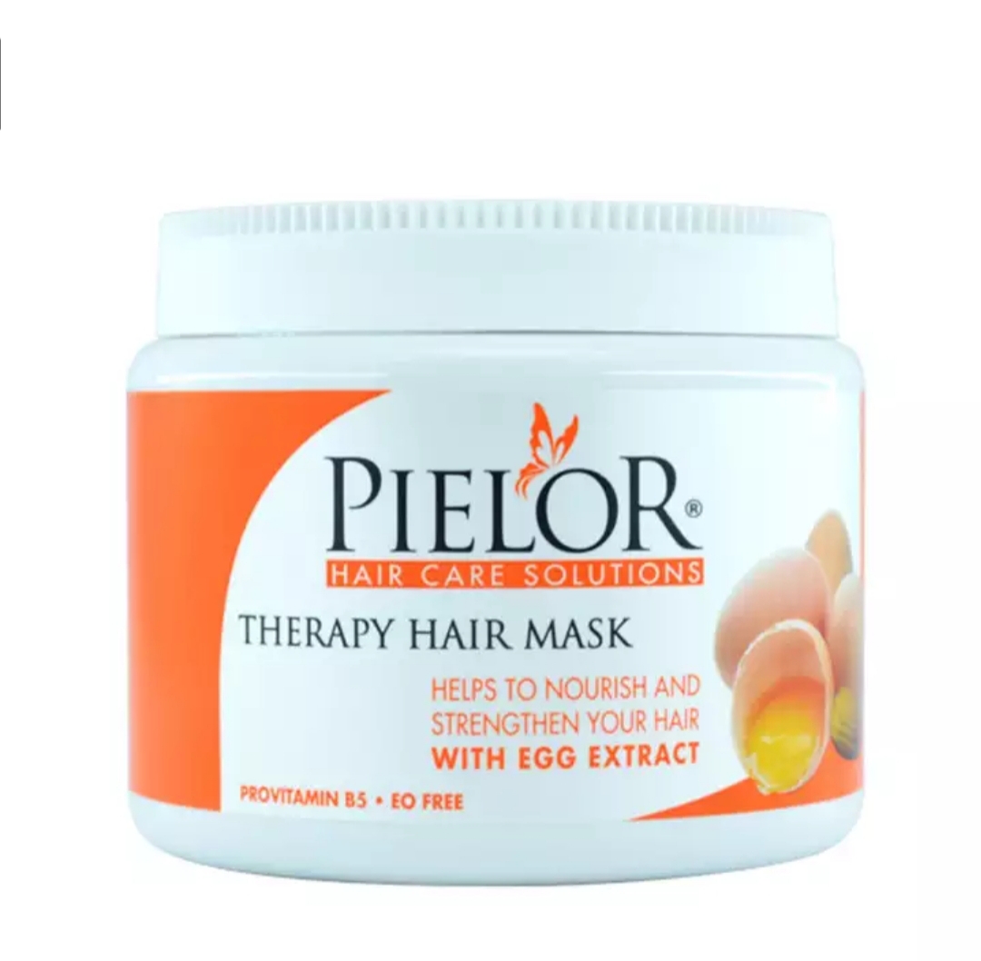 فراورده های حالت دهنده ،نرم کننده وتثبیت کننده آرایش مو (کرمها ، لوسیونها وروغنها) PIELOR HAIR MASK EGG & ALMOND EXTRACT