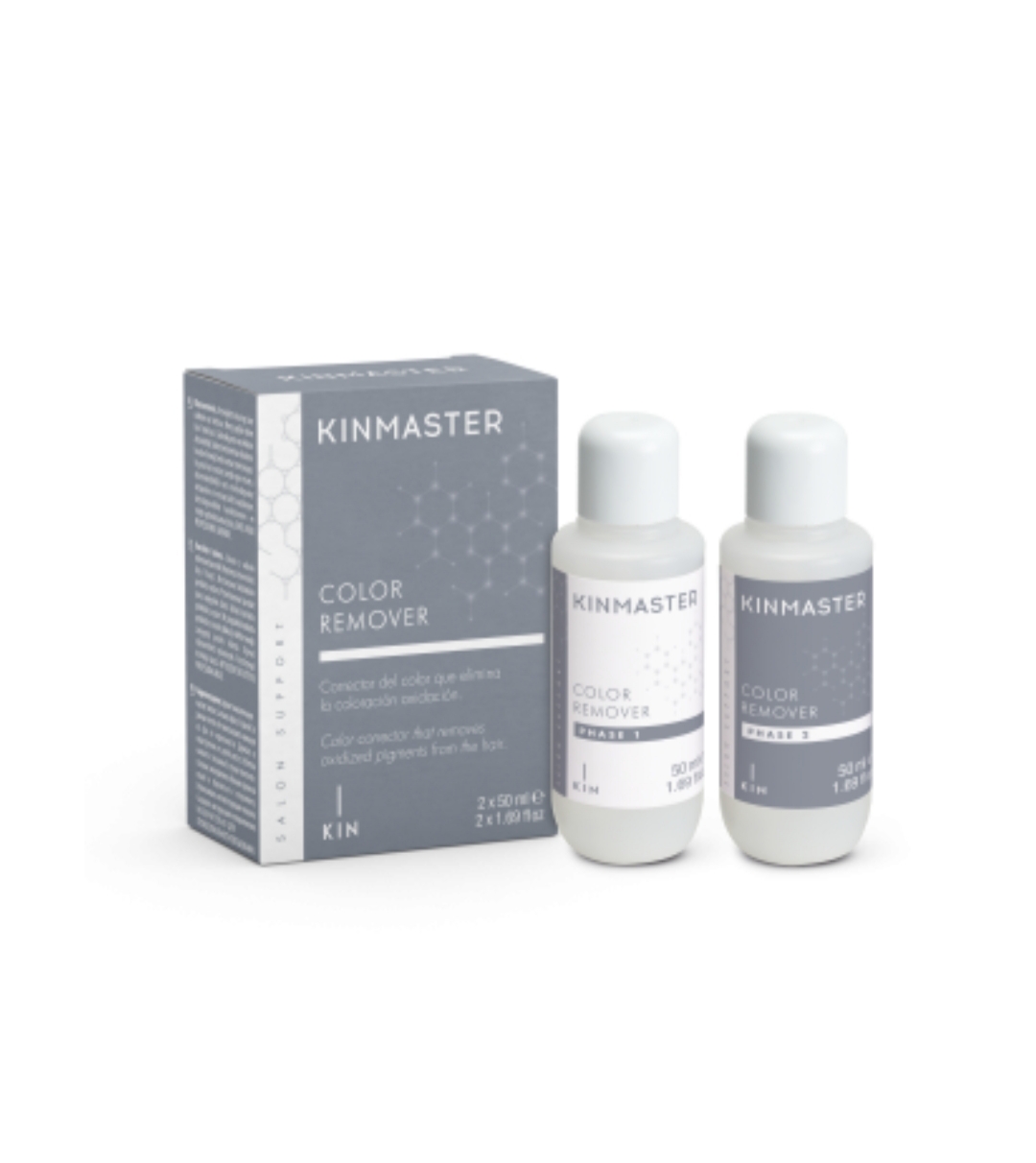 فراورده های حالت دهنده ،نرم کننده وتثبیت کننده آرایش مو (کرمها ، لوسیونها وروغنها) KIN KINMASTER COLOR REMOVER 2 x 50 ML