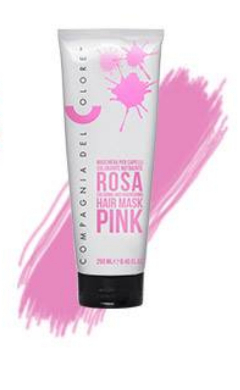 فراورده های حالت دهنده ،نرم کننده وتثبیت کننده آرایش مو (کرمها ، لوسیونها وروغنها) COMPAGNIA DEL COLORE nourishing color mask Pink