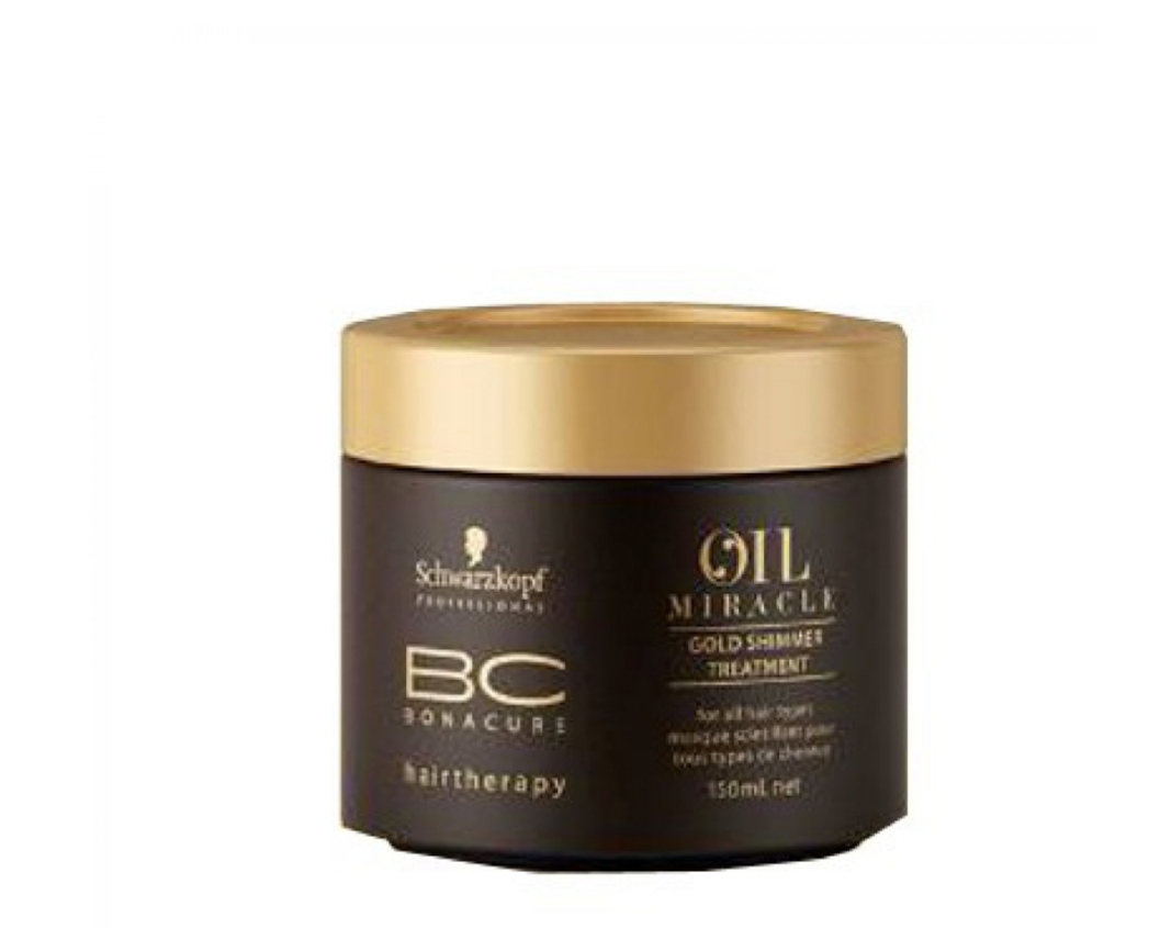 فراورده های حالت دهنده ،نرم کننده وتثبیت کننده آرایش مو (کرمها ، لوسیونها وروغنها) BC BONACURE Hairtherapy oil MIRACIE GOLD SHIMMER TREATMENT for normal to thick hair 150ml