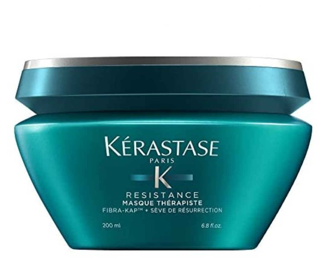 فراورده های حالت دهنده ،نرم کننده وتثبیت کننده آرایش مو (کرمها ، لوسیونها وروغنها) KERASTASE Kerastase Resistance Fiber Quality Renewal Masque Very Damaged, Over Processed Thick Hair 200ml packaging 1