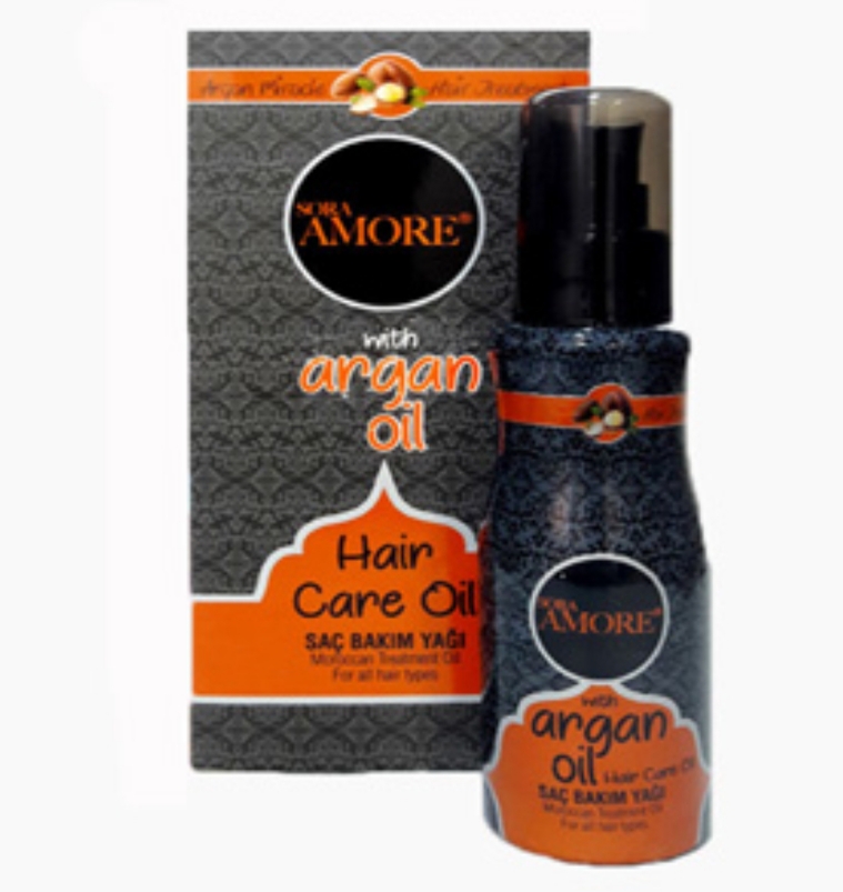 فراورده های حالت دهنده ،نرم کننده وتثبیت کننده آرایش مو (کرمها ، لوسیونها وروغنها) SORA AMORE Hair serum with argan oil