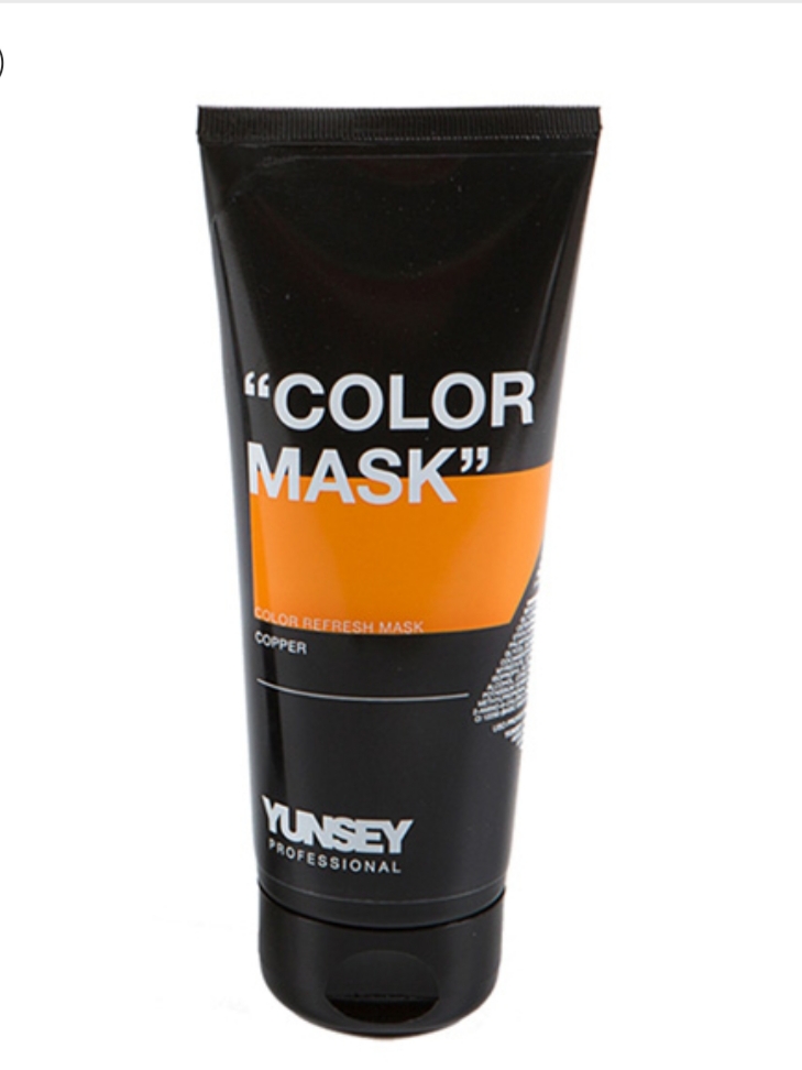 فراورده های حالت دهنده ،نرم کننده وتثبیت کننده آرایش مو (کرمها ، لوسیونها وروغنها) YUNSEY COLOR MASK COPPER