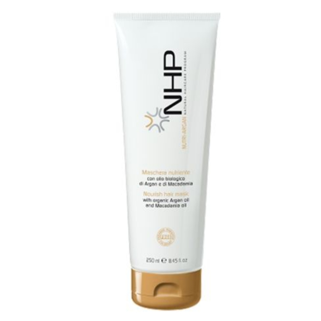 فراورده های حالت دهنده ،نرم کننده وتثبیت کننده آرایش مو (کرمها ، لوسیونها وروغنها) NHP NUTRI ARGAN‏ ‏‎ NOURISH ‎HAIR MASK MASCHERA NUTRIENTE 250 ML