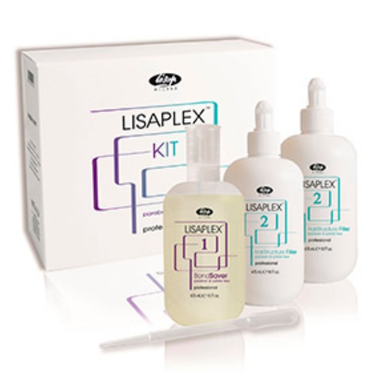 فراورده های حالت دهنده ،نرم کننده وتثبیت کننده آرایش مو (کرمها ، لوسیونها وروغنها) LISAP LISAPLEX BONDSAVER + LISAPLEX HAIRSTUTURE FILLER 3*125 ml