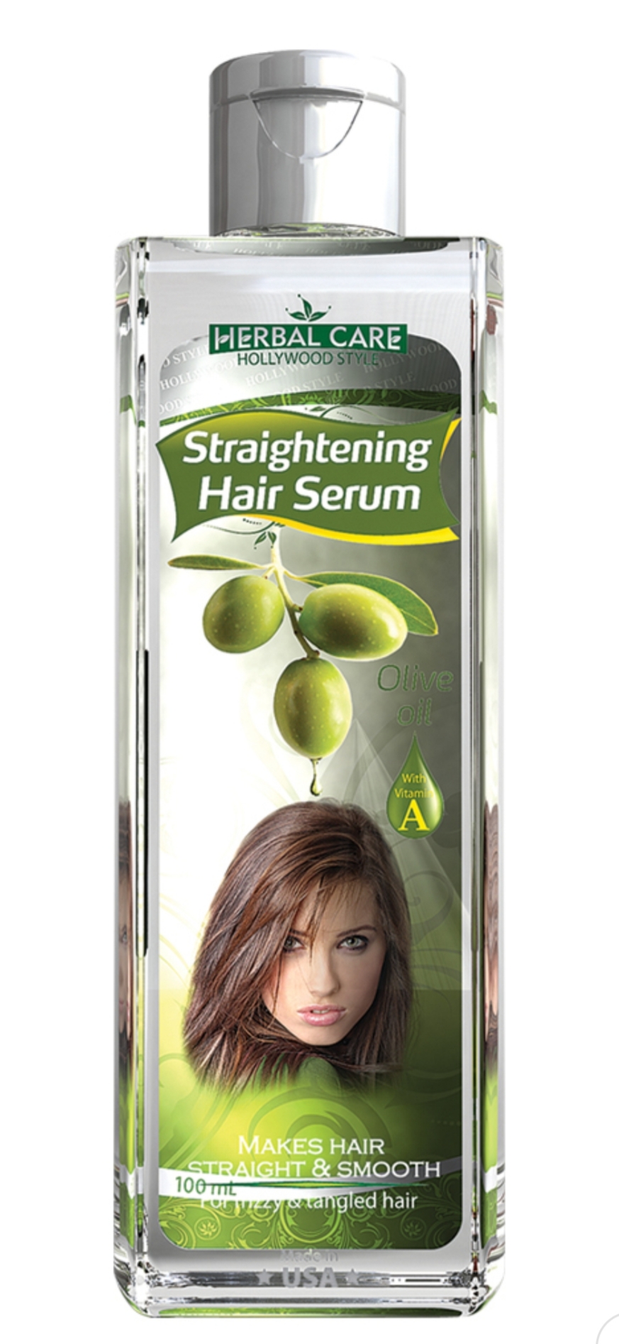 فراورده های حالت دهنده ،نرم کننده وتثبیت کننده آرایش مو (کرمها ، لوسیونها وروغنها) HOLLYWOOD STYLE Straightening Hair Serum