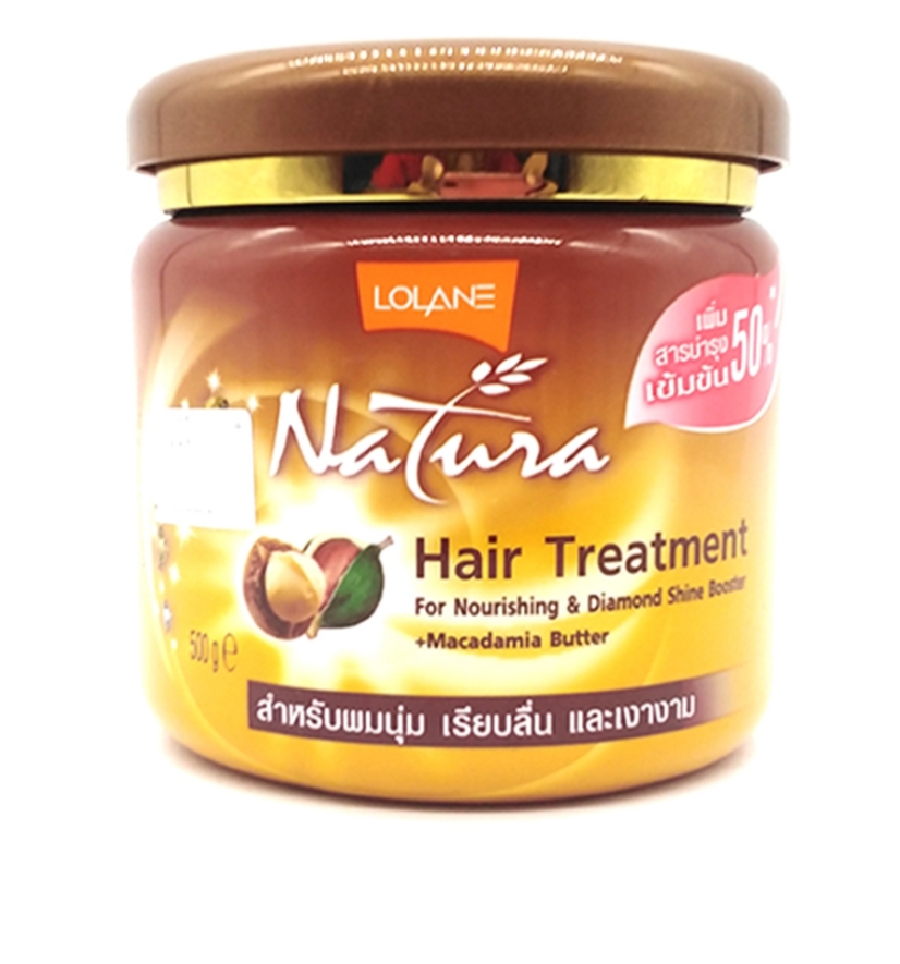فراورده های حالت دهنده ،نرم کننده وتثبیت کننده آرایش مو (کرمها ، لوسیونها وروغنها) LOLANE Natura Hair Treatment for Nourishing & Diamond Shine Booster 500gr