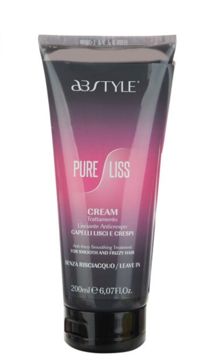 فراورده های حالت دهنده ،نرم کننده وتثبیت کننده آرایش مو (کرمها ، لوسیونها وروغنها) ABSTYLE Pure liss cream anti frizzy smoothing treatment