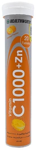 ویتامین ث 1000+ زینک 15 میلی گرم طعم پرتقال قرص جوشان