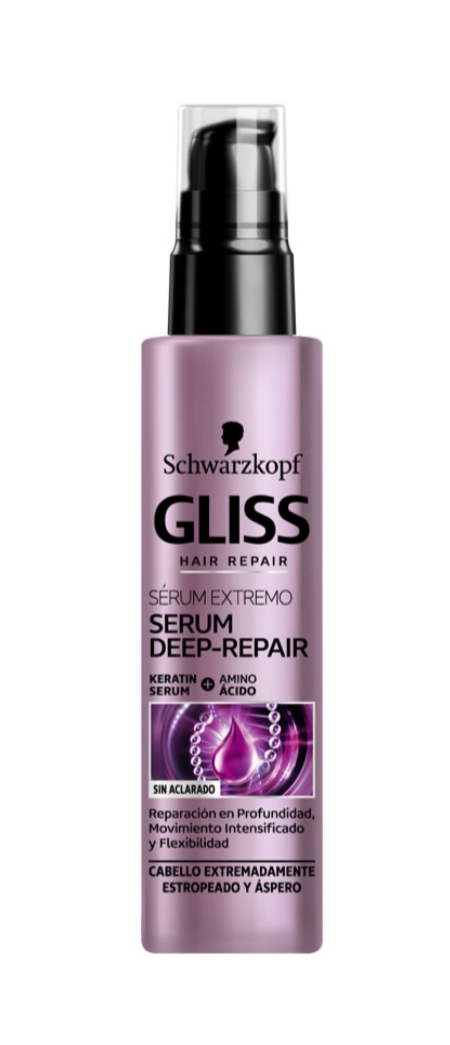 فراورده های حالت دهنده ،نرم کننده وتثبیت کننده آرایش مو (کرمها ، لوسیونها وروغنها) GLISS Treatment serum Deep Repair packaging 01
