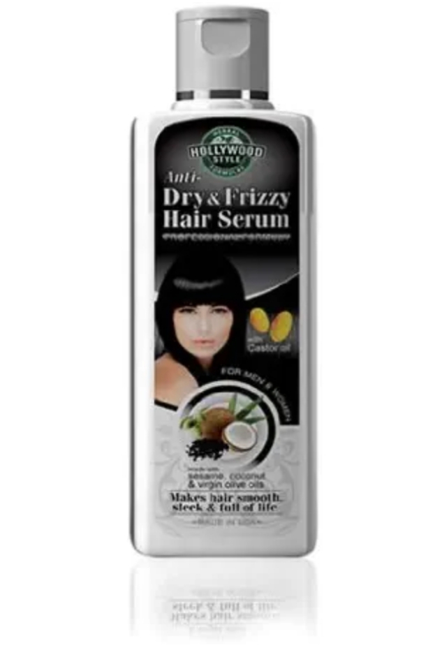 فراورده های حالت دهنده ،نرم کننده وتثبیت کننده آرایش مو (کرمها ، لوسیونها وروغنها) HOLLYWOOD STYLE Anti Dry&Frizzy Hair Serum