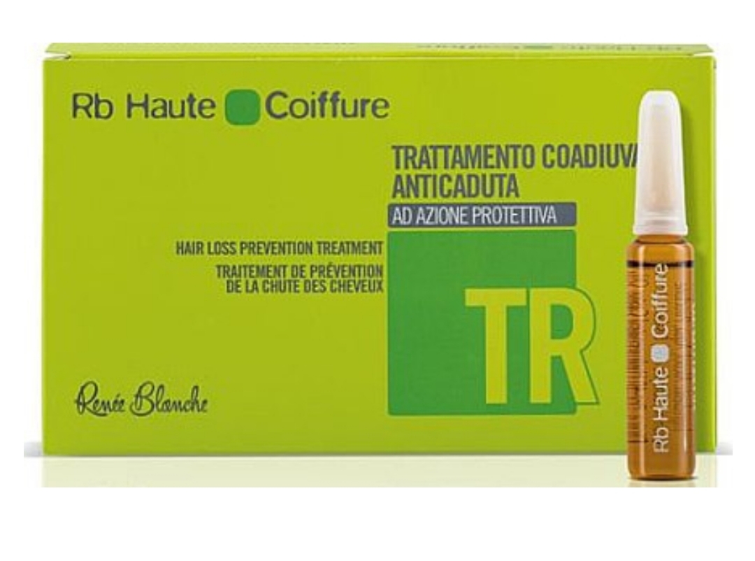 فراورده های حالت دهنده ،نرم کننده وتثبیت کننده آرایش مو (کرمها ، لوسیونها وروغنها) RENEE BLANCHE R.B HAUTE COIFFURE Coiffure hair loss prevention treatment (trattamento coadiuvante anticadute )