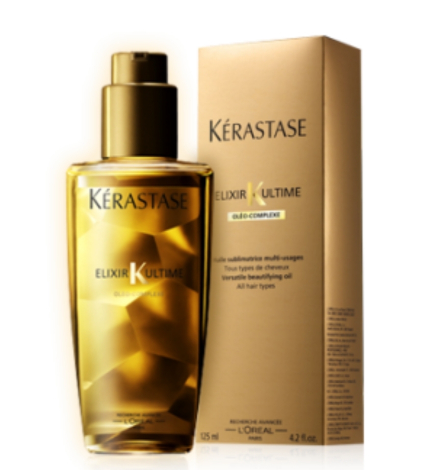 فراورده های حالت دهنده ،نرم کننده وتثبیت کننده آرایش مو (کرمها ، لوسیونها وروغنها) L'OREAL PROFESSIONNEL Kerastase Elixir Kultime Versatile Beautifying Oil / All Hair Types 100ml