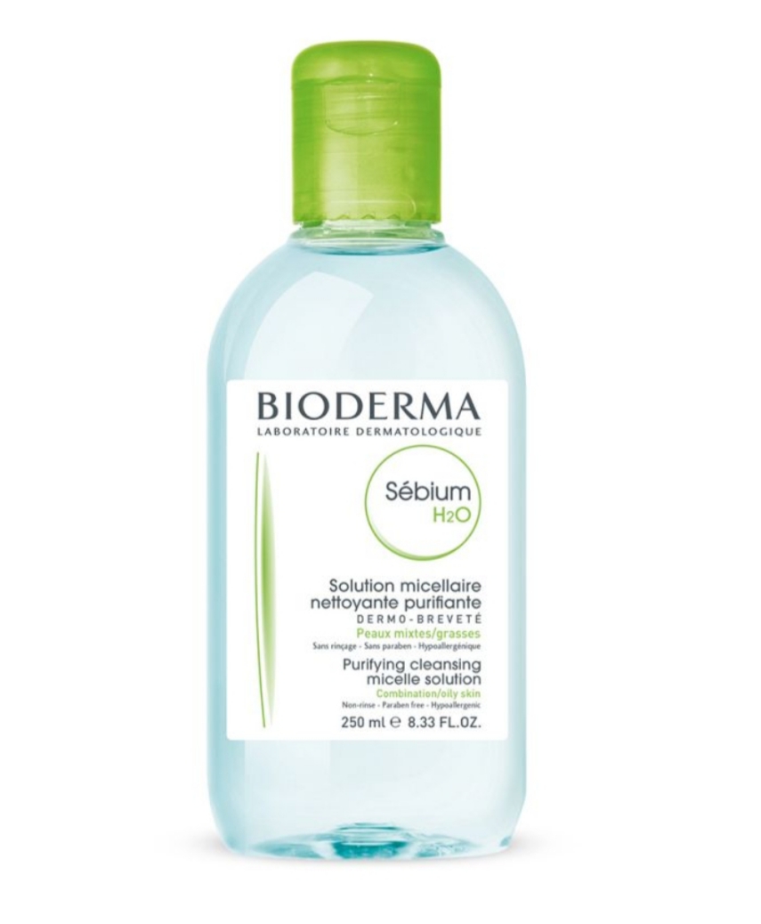 فراورده های پاک کننده آرایش از چشمها وصورت BIODERMA SENSIBIO H2O 250 ML