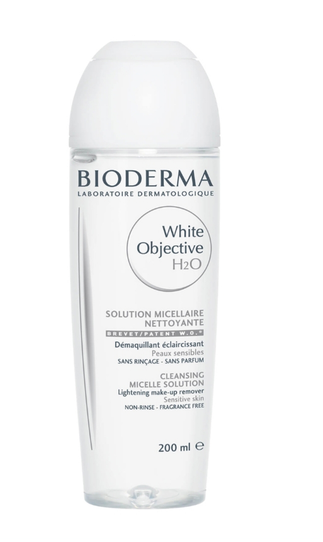 فراورده های پاک کننده آرایش از چشمها وصورت BIODERMA White Objective H2O Cleansing Solution 200ml