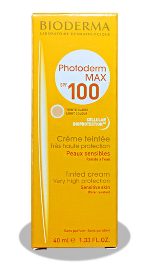 فراورده های برای حمام آفتاب BIODERMA Photoderm Max SPF100 Tinted Sun Cream Light Colour