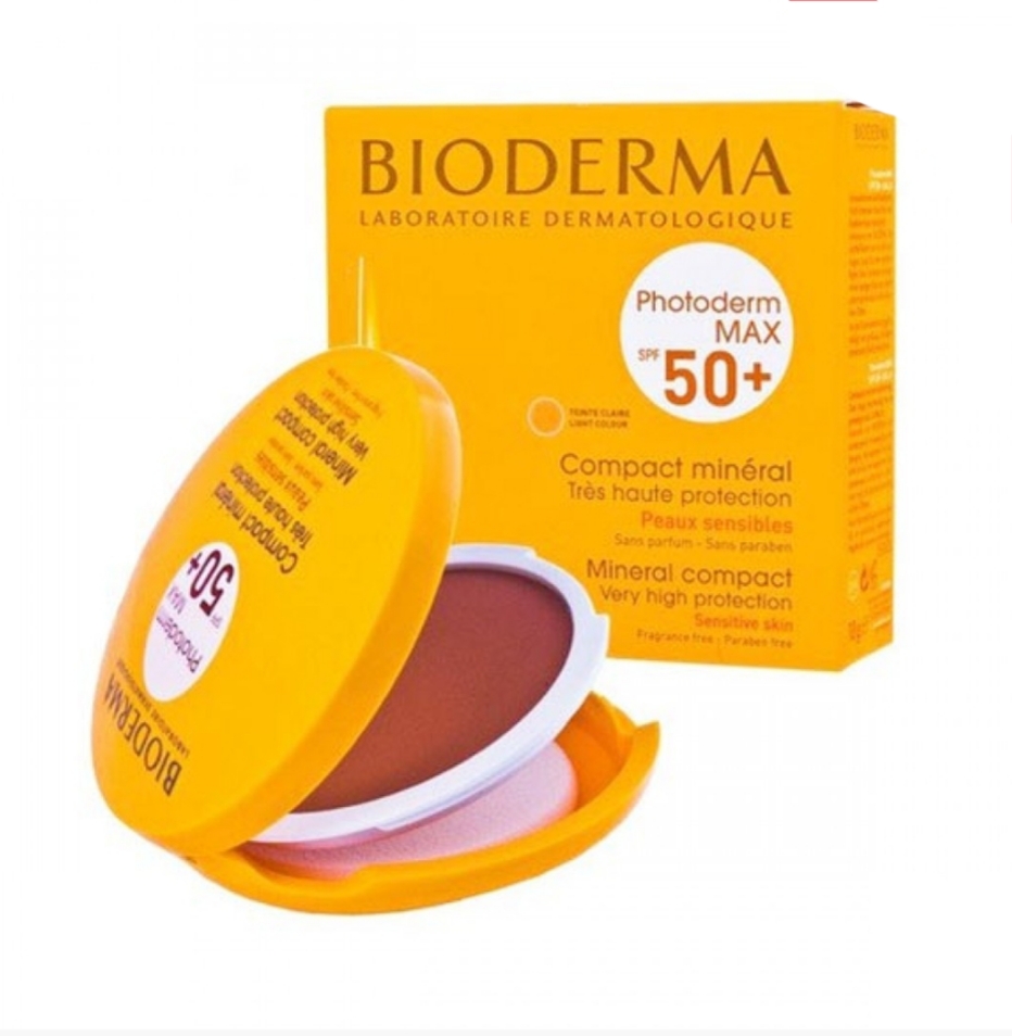 فراورده های برای حمام آفتاب BIODERMA Photoderm Max SPF 50+ Mineral Solar Compact Teinte Doree
