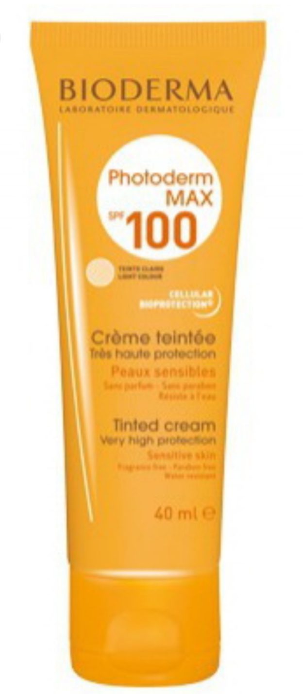 فراورده های برای حمام آفتاب BIODERMA Photoderm Max SPF100 Tinted Sun Cream Light Colour 40ml
