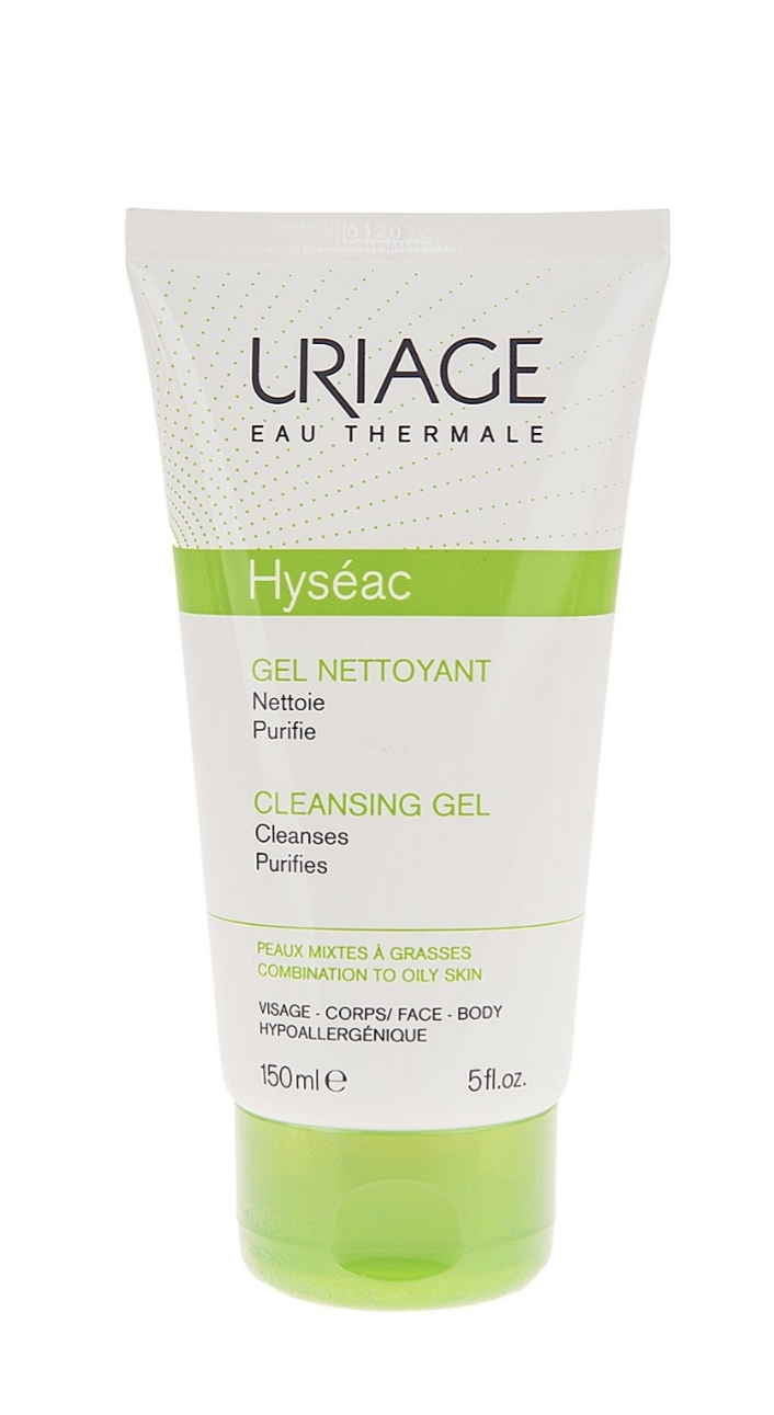فراورده های پاک کننده آرایش از چشمها وصورت URIAGE Hyseac Gel (Gentle Cleansing Gel)