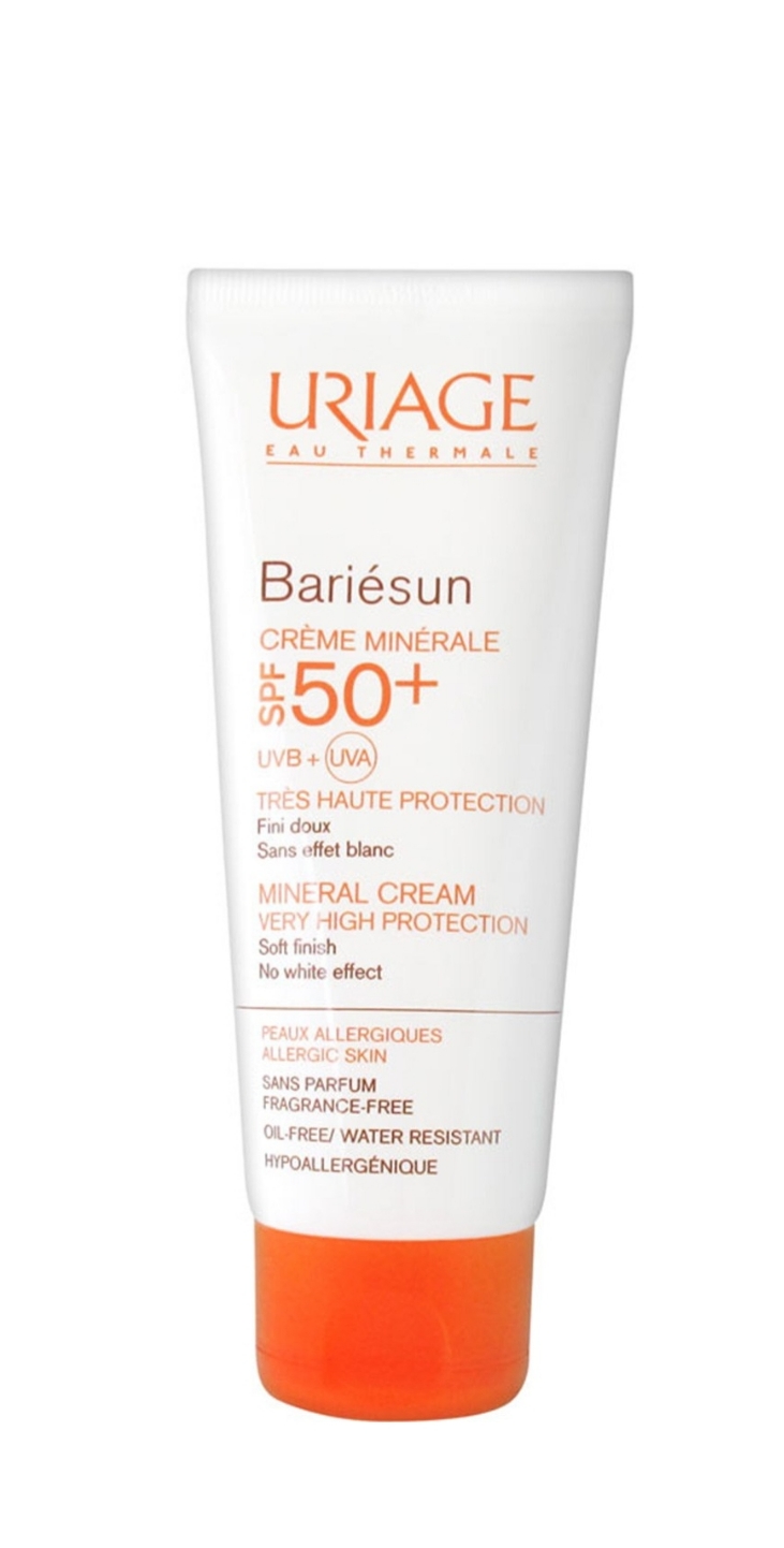 کرم ضد آفتاب با+ SPF50مخصوص پوست حساس