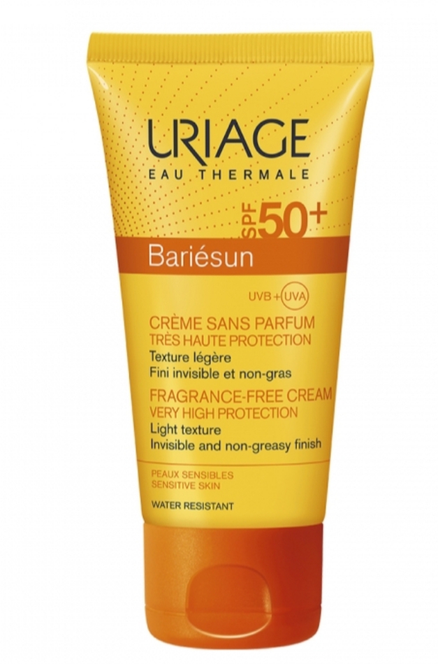 فراورده های برای حمام آفتاب URIAGE BARIESUN Crème Sans Parfum SPF50+ Tres Haute Protection Very High Protection Cream