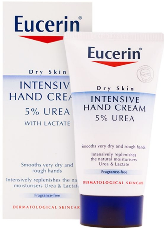 کرمها ، امولسیونها ، لوسیونها ، ژلها و روغنها برای پوست (دست ، صورت ، پا و...)EUCERIN Dry Skin 5% Urea Hand Cream PACKAGE 2