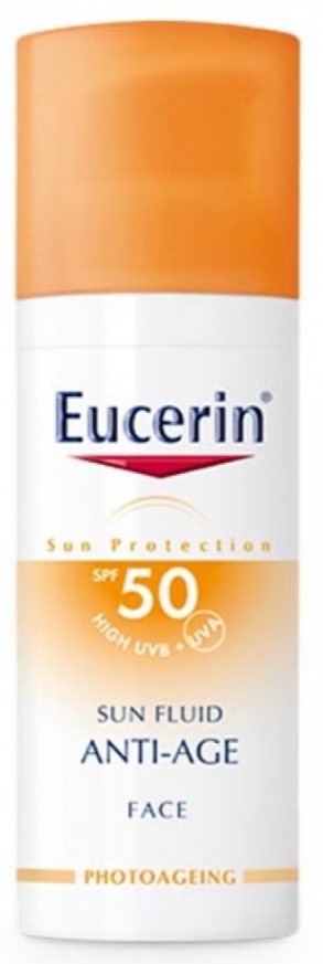 فراورده های برای حمام آفتاب EUCERIN Sun fluid anti age spf 50