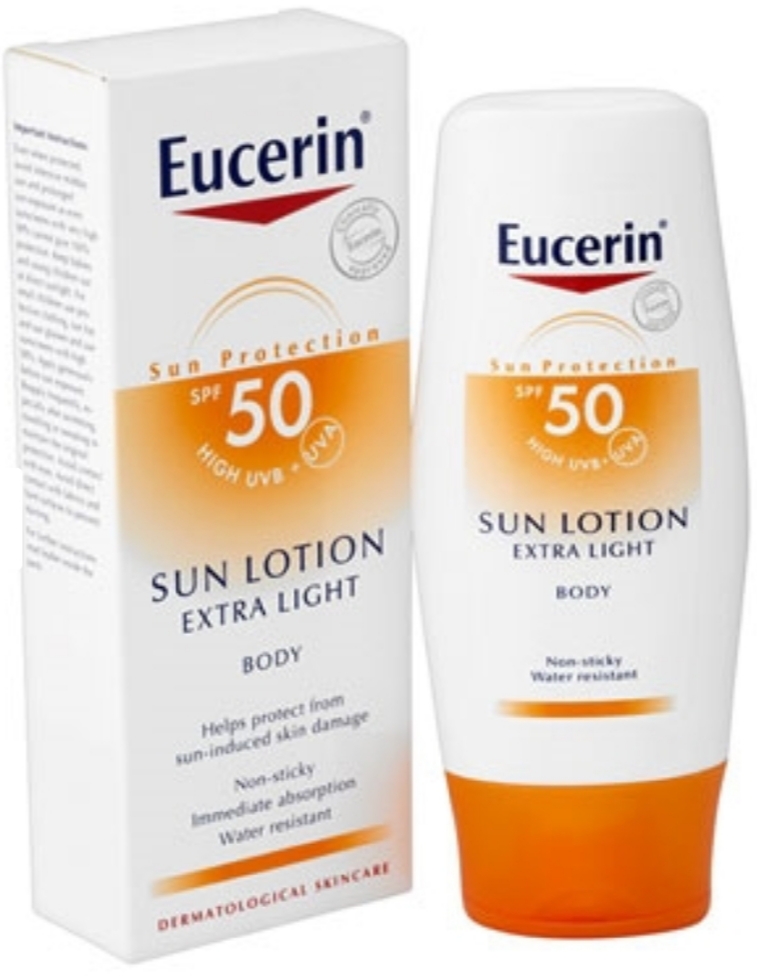 فراورده های برای حمام آفتاب EUCERIN Sun Light Lotion SPF50