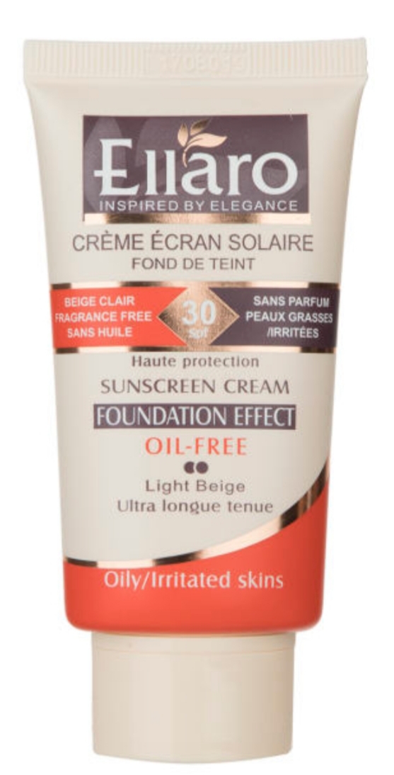 کرم ضد آفتاب SPF25 مناسب انواع پوست سری Foundation Effect الارو 40 میل-بژ روشن