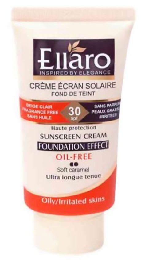 کرم پودر ضد آفتاب فاقد چربی با SPF 30(رنگ کارامل)