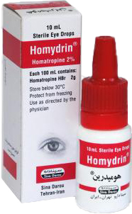 هوماتروپین  2%,10mL قطره محلول چشمی