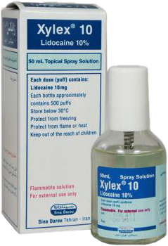 لیدوکائین  10mg/1dose,50mL اسپری جلدی