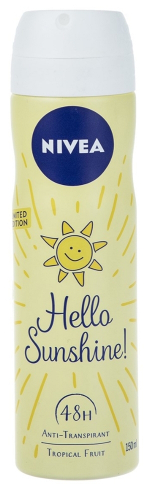 اسپری ضد تعریق 48 ساعته زنانه نیوآ مدل Hello Sunshine حجم 150 میل