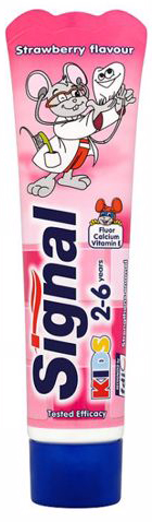 خمیر دندان Strawberry مناسب برای کودکان 2تا 6 سال