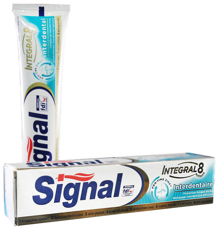 خمیردندان سیگنال INTEGRAL 8، ضد پلاک